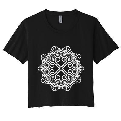 Hmong Miao Hmoob Traditional Pattern Crop Top