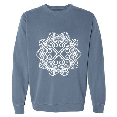 Hmong Miao Hmoob Traditional Pattern Garment-Dyed Sweatshirt