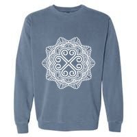 Hmong Miao Hmoob Traditional Pattern Garment-Dyed Sweatshirt