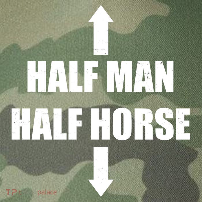 Half Man Half Horse Funny Legacy Tie Dye Trucker Hat