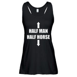 Half Man Half Horse Funny Ladies Essential Flowy Tank