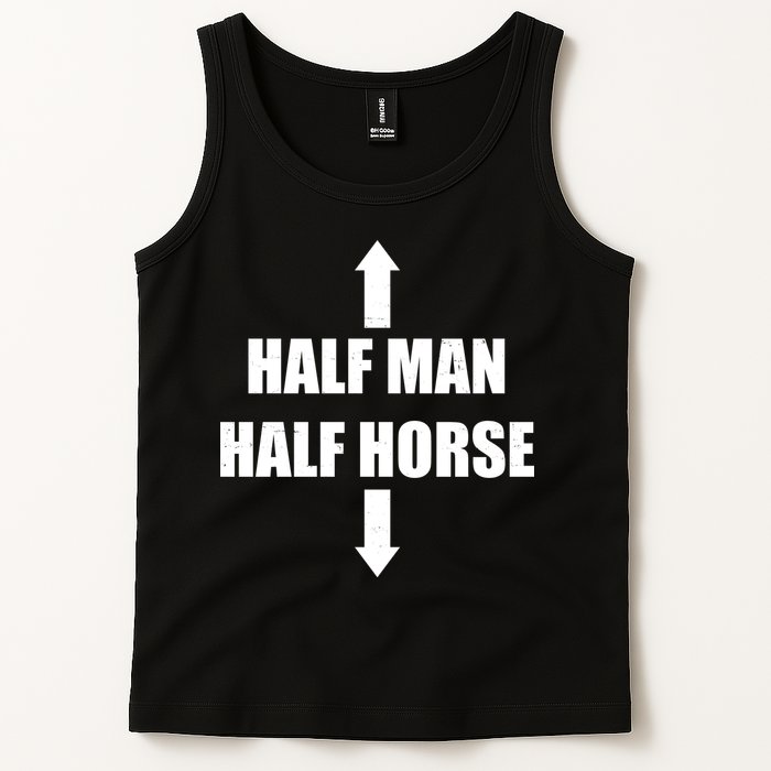 Half Man Half Horse Funny Tank Top
