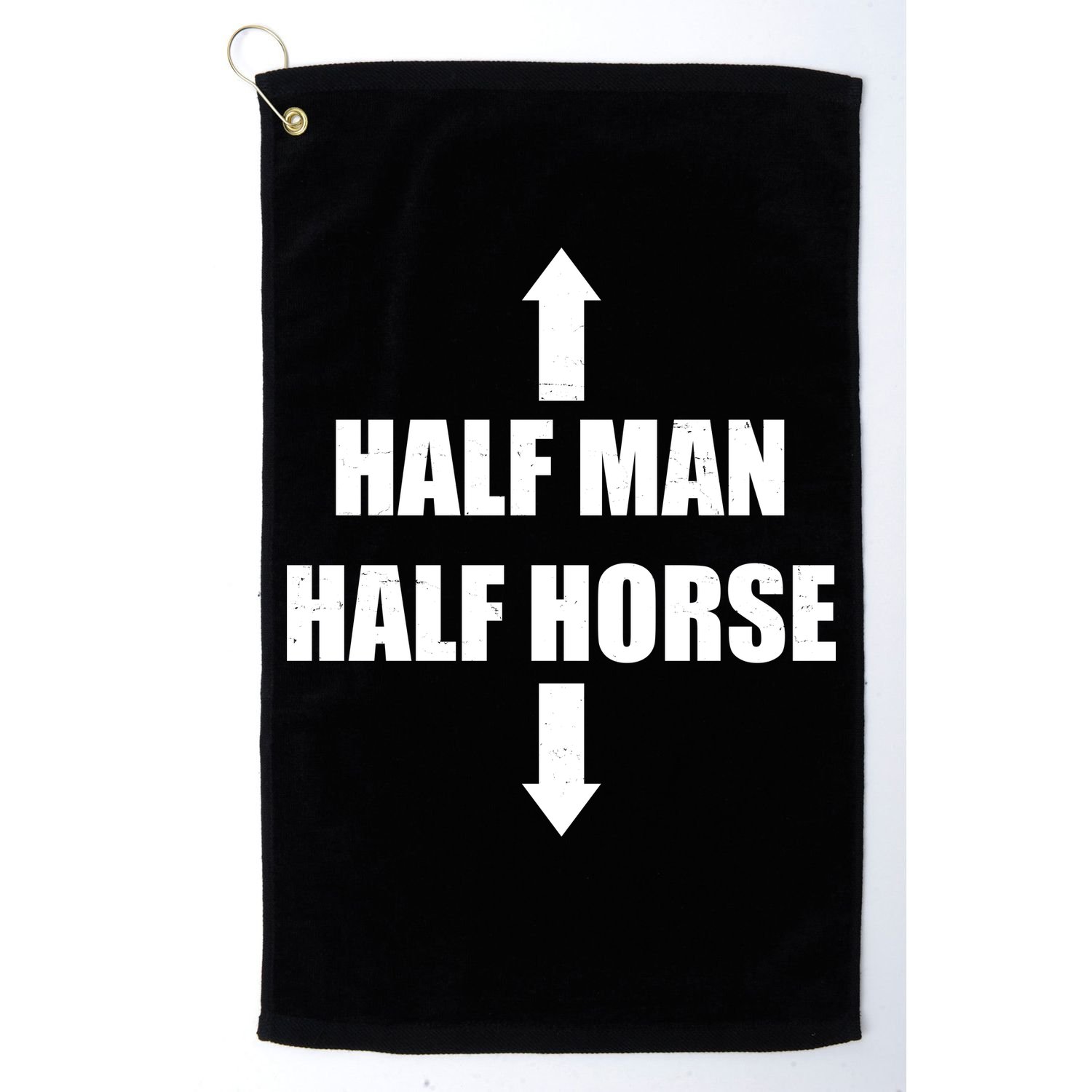 Half Man Half Horse Funny Golf Towel