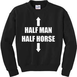 Half Man Half Horse Funny Kids Sweatshirt