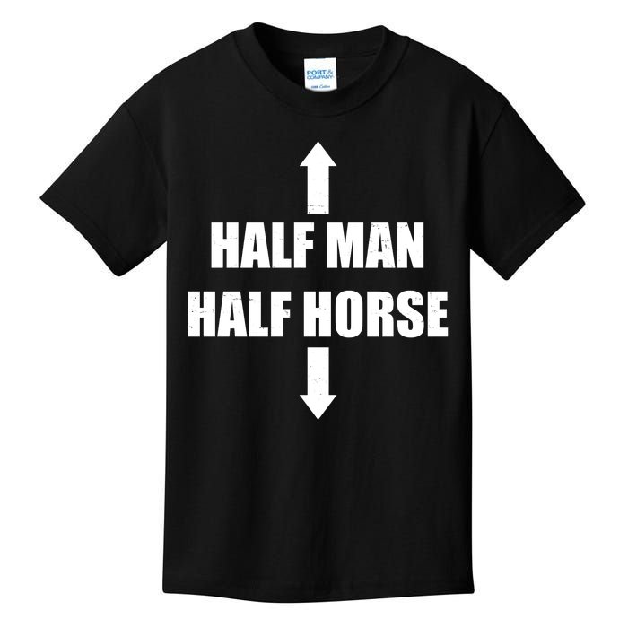 Half Man Half Horse Funny Kids T-Shirt