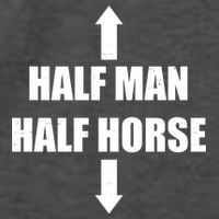 Half Man Half Horse Funny Vector Backpack