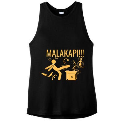 Hmong MALAKAPI Ladies PosiCharge Tri-Blend Wicking Tank