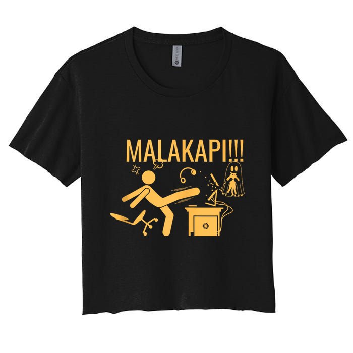 Hmong MALAKAPI Women's Crop Top Tee