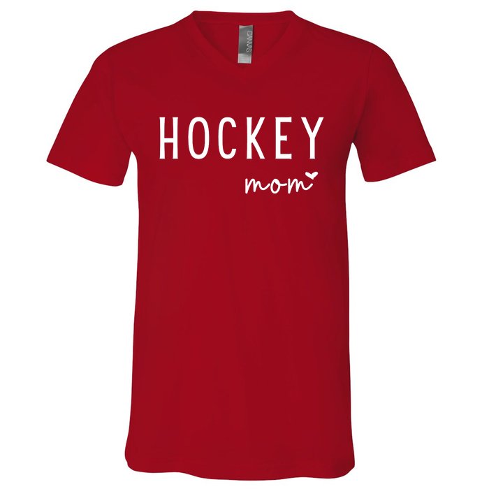 Hockey Moms V-Neck T-Shirt