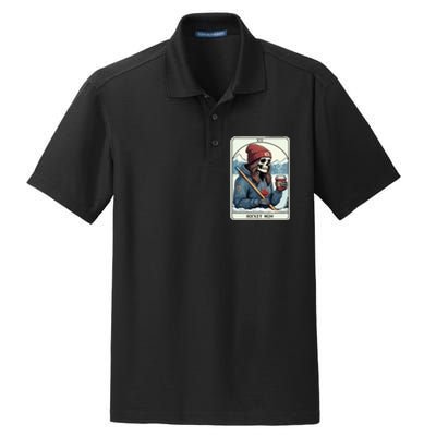 Hockey Mom Halloween Dry Zone Grid Polo