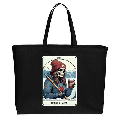 Hockey Mom Halloween Cotton Canvas Jumbo Tote