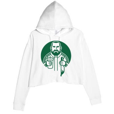 Homage Memorial Crop Fleece Hoodie