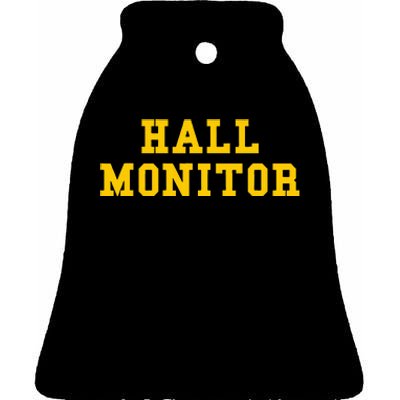 Hall Monitor Ceramic Bell Ornament