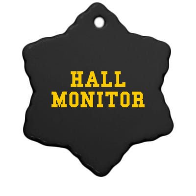 Hall Monitor Ceramic Star Ornament