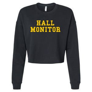 Hall Monitor Cropped Pullover Crew