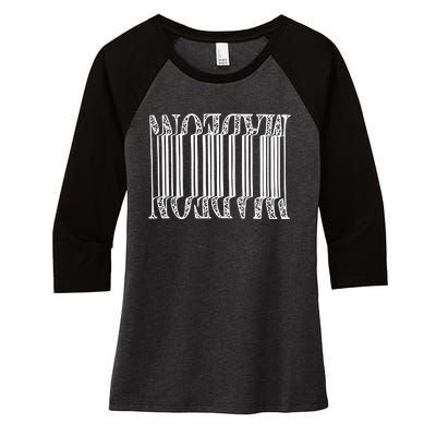 Hidden Madeon Women's Tri-Blend 3/4-Sleeve Raglan Shirt