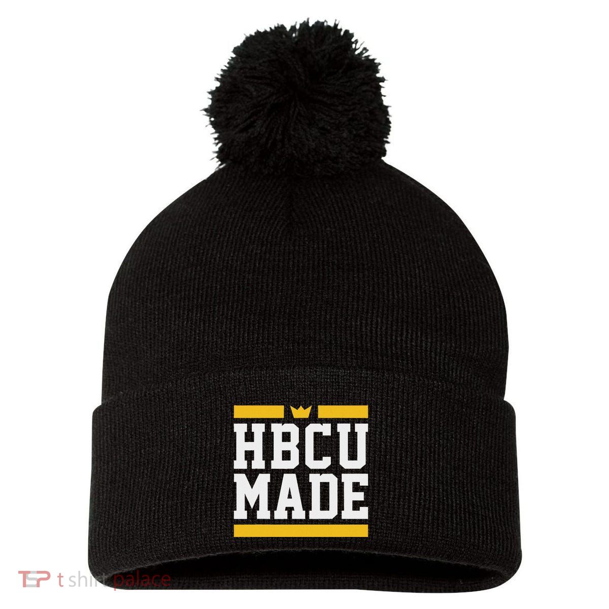 Hbcu Made Historically Black College And Pom Pom 12in Knit Beanie