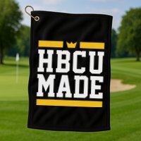 Hbcu Made Historically Black College And Golf Towel