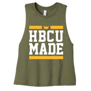 Hbcu Made Historically Black College And University Gift Women's Racerback Cropped Tank