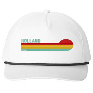 Holland Michigan Snapback Five-Panel Rope Hat