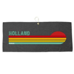 Holland Michigan Large Microfiber Waffle Golf Towel