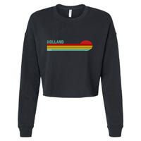 Holland Michigan Cropped Pullover Crew