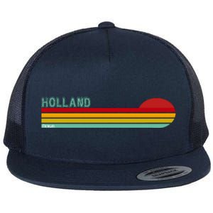 Holland Michigan Flat Bill Trucker Hat