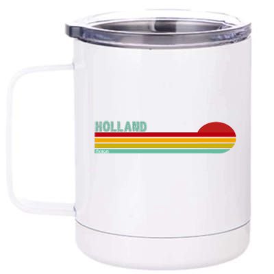 Holland Michigan 12 oz Stainless Steel Tumbler Cup