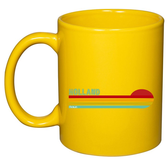 Holland Michigan 11oz C Handle Ceramic Mug