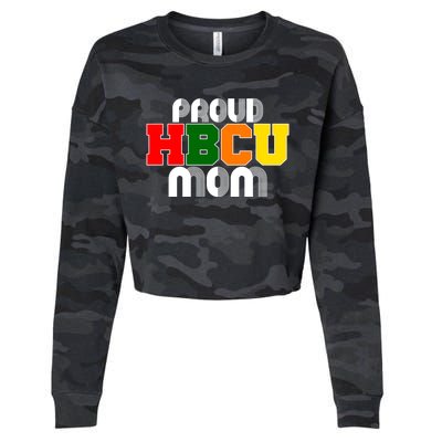 Hbcu Mom Historically Black College Gift Cropped Pullover Crew