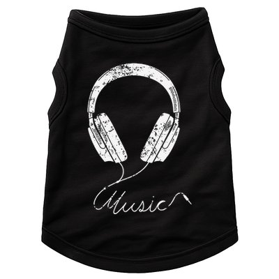 Headphone Music Doggie Tank
