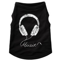 Headphone Music Doggie Tank