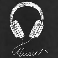 Headphone Music Golf Towel