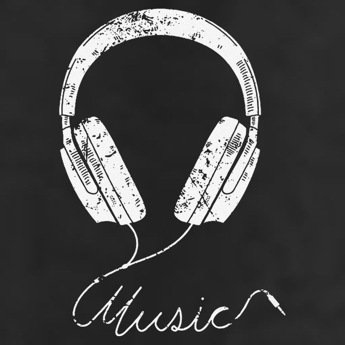 Headphone Music Golf Towel