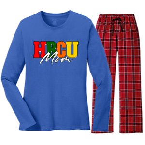 Hbcu Mom Historically Black College Alumni Gift Women's Long Sleeve Flannel Pajama Set 