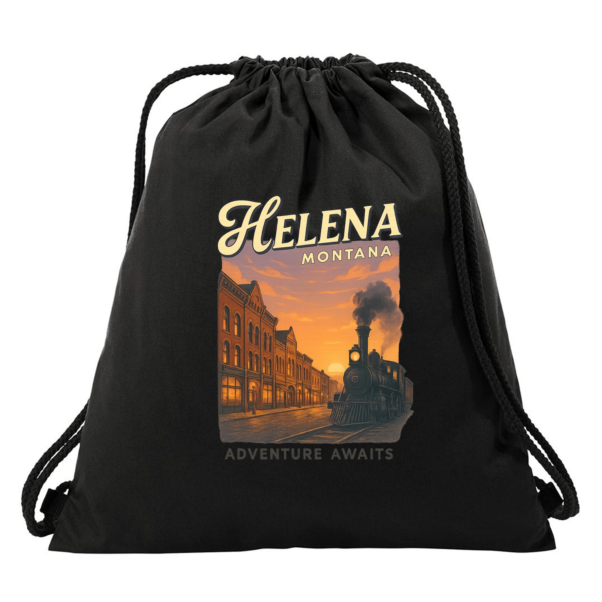 Helena Montana Drawstring Bag