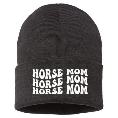 Horse Mom Sustainable Knit Beanie