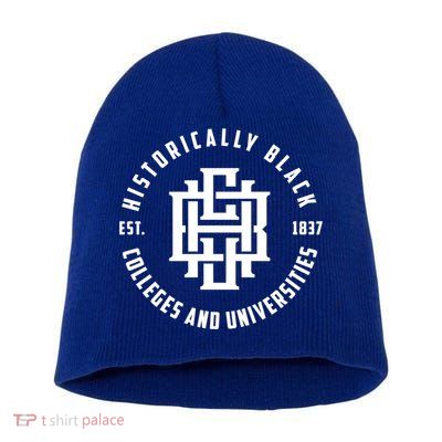 Hbcu Monogram Historically Black Colleges And Universities Great Gift Short Acrylic Beanie