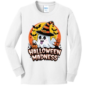 Halloween Madness Kids Long Sleeve Shirt