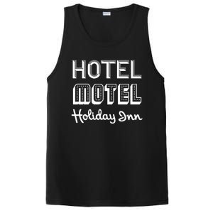 Hotel Motel Holiday Inn Funny Retro Hip Hop Rap Music PosiCharge Competitor Tank