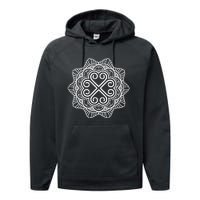 Hmong Miao Hmoob Traditional Pattern Performance Fleece Hoodie