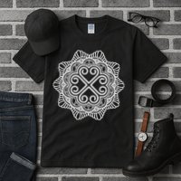 Hmong Miao Hmoob Traditional Pattern Tall T-Shirt