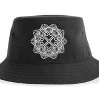 Hmong Miao Hmoob Traditional Pattern Sustainable Bucket Hat