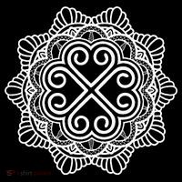 Hmong Miao Hmoob Traditional Pattern Button