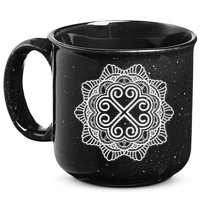 Hmong Miao Hmoob Traditional Pattern 15oz Campfire Ceramic Mug