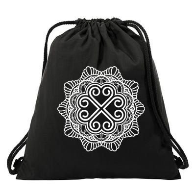Hmong Miao Hmoob Traditional Pattern Drawstring Bag