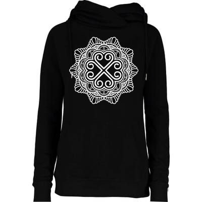 Hmong Miao Hmoob Traditional Pattern Womens Funnel Neck Pullover Hood