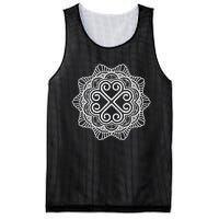 Hmong Miao Hmoob Traditional Pattern Mesh Reversible Basketball Jersey Tank