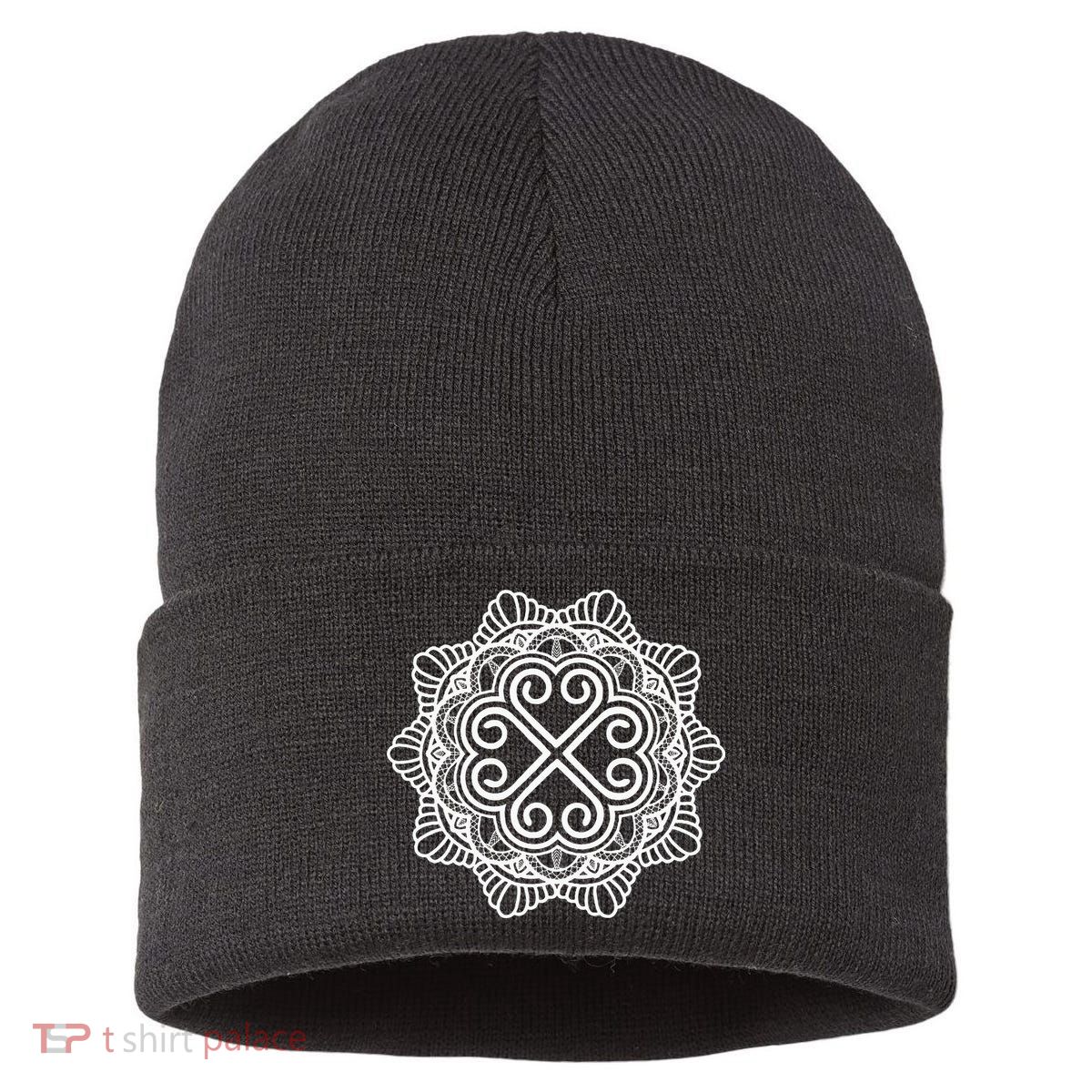 Hmong Miao Hmoob Traditional Pattern Sustainable Knit Beanie