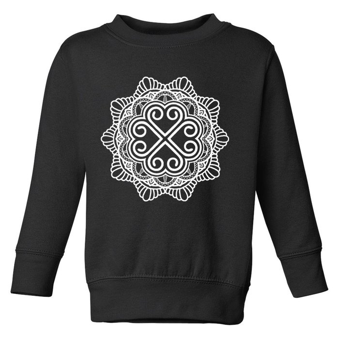 Hmong Miao Hmoob Traditional Pattern Toddler Sweatshirt